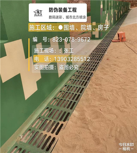 普陀 例如在抖音上有“迷彩墙，外围墙面挡 - 星空数码迷彩漆施工队